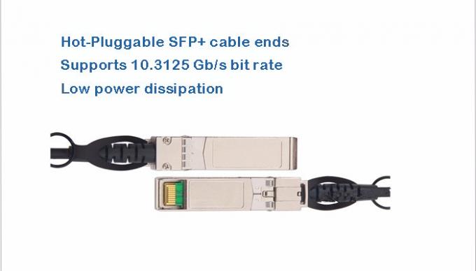 el cobre directo de la fijación 10G telegrafía SFP+ al cable pasivo de SFP+ Twinax
